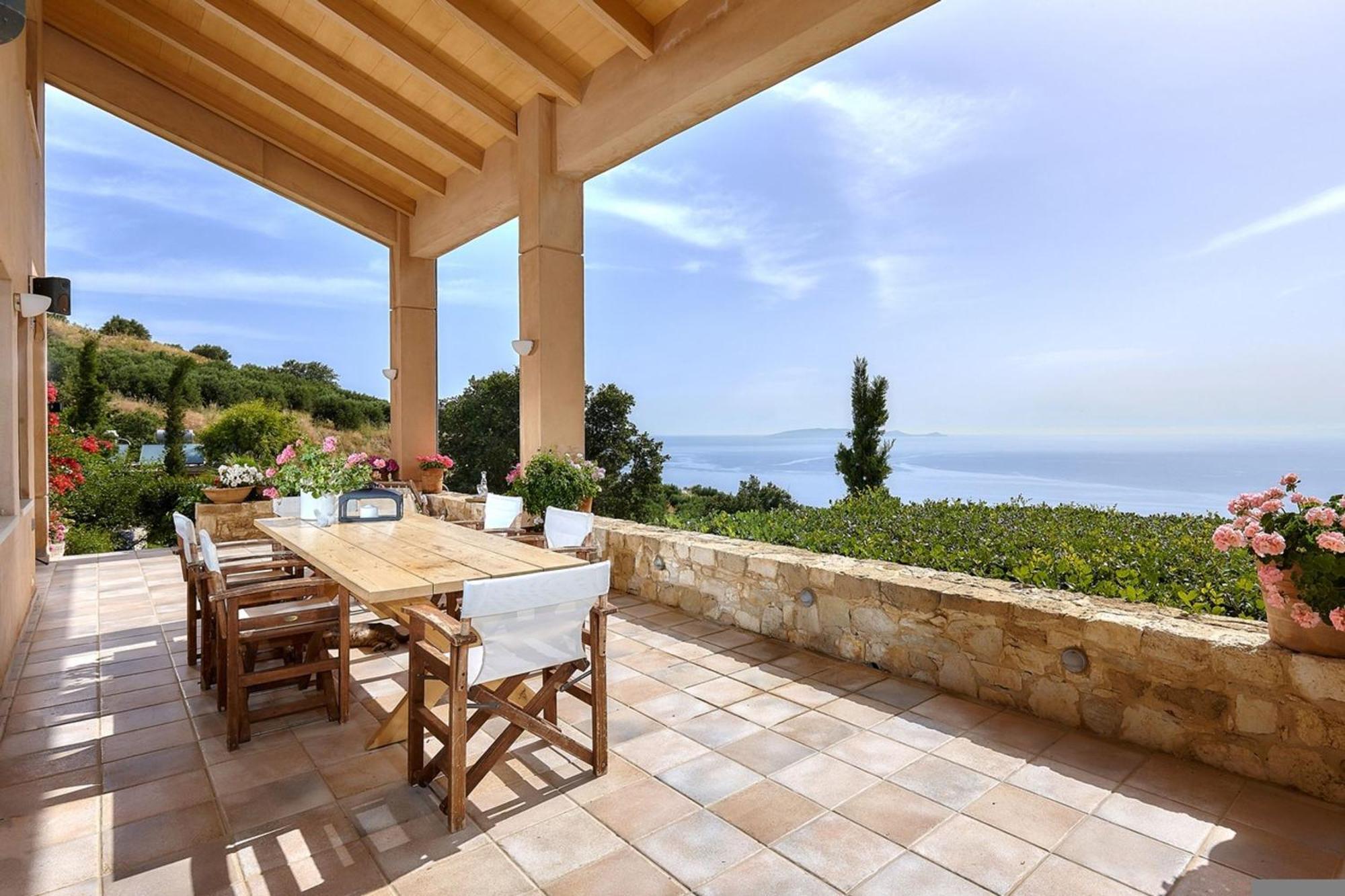 Villa Vollard With Amazing View Pool Heraklion  Exterior photo